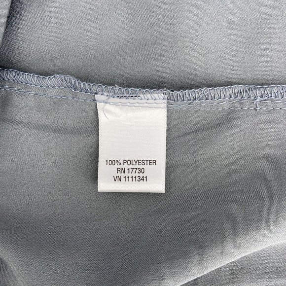 Converse One Star XL Sundress Semi Sheer Gray and Black Paisley Wrinkle Resist - Picture 7 of 9